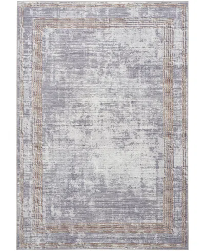 Inspire Me! Home Decor Daydream Washable Ddr03 3'11"x5'11" Area Rug In Silver