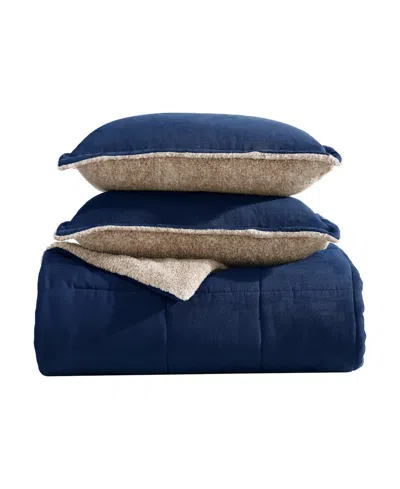 Nautica Beckett Reversible 2-pc. Comforter Set, Twin In Navy