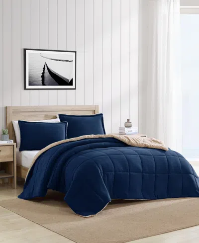 Nautica Beckett Reversible 2-pc. Comforter Set, Twin In Navy