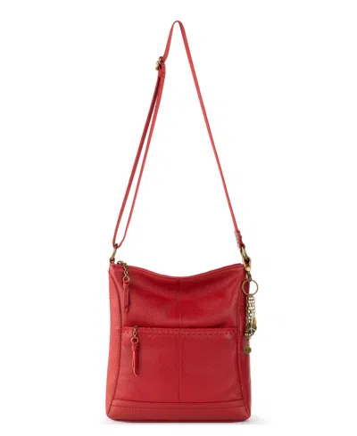 The Sak Lucia Crossbody Leather Bag In Red