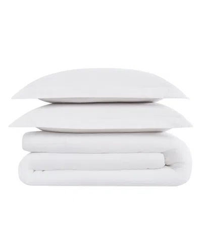 Brooklyn Loom Brookyln Loom 100% Linen Cover 3-pc. Comforter Set, Full/queen In White