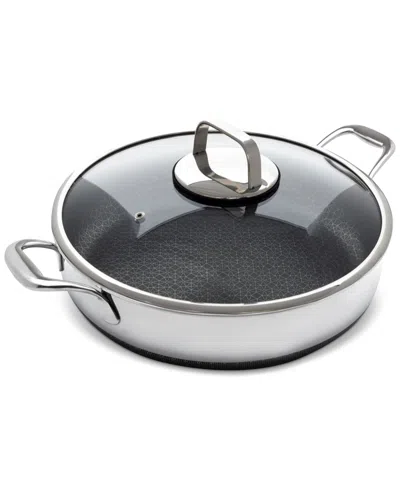 Livwell Diamondclad 9-pc. Hybrid Nonstick Stainless Steel Frypan, Wok And Everything Pan Set In Silver