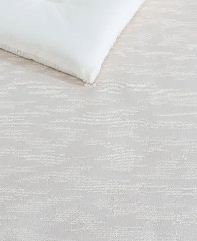 Vera Wang Illusion Textured 3-pc. Comforter Set, King In Porcelain