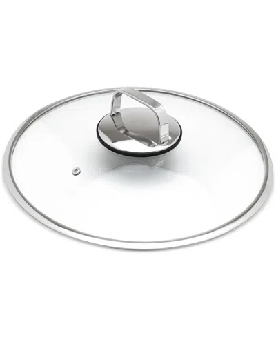 Livwell Diamondclad 12" Hybrid Nonstick Stainless Steel Wok With Lid In Silver