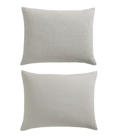 Vera Wang Puckered Texture 3-pc. Comforter Set, King In Silver Leaf