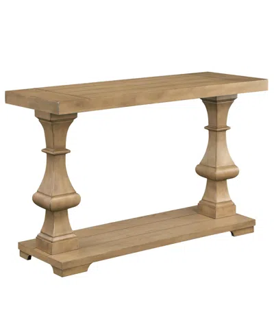 Macy's Dory 48" Wood Sofa Table In Sandy Oak