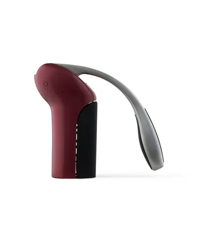 Rabbit Vertical Lever Corkscrew With Foil Cutter, Merlot In Red