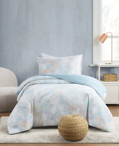 Truly Soft Hannah Watercolor 2-pc. Duvet Cover Set, Twin/twin Xl In Blue