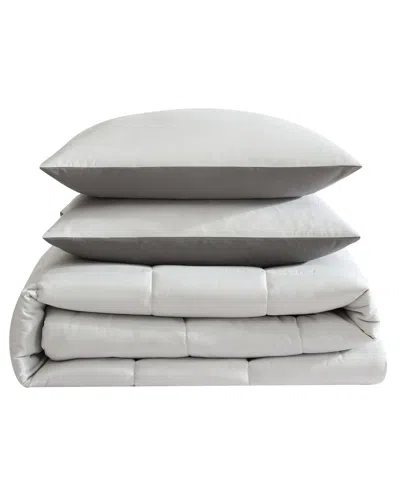 Kenneth Cole New York Closeout!  Solution Solid 3-pc. Comforter Set, King In Grey