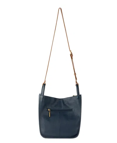 The Sak Los Feliz Leather Crossbody Bag In Indigo