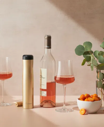 Rabbit Automatic Electric Wine Opener Corkscrew In Gold