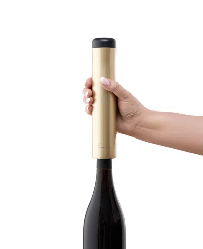 Rabbit Automatic Electric Wine Opener Corkscrew In Gold