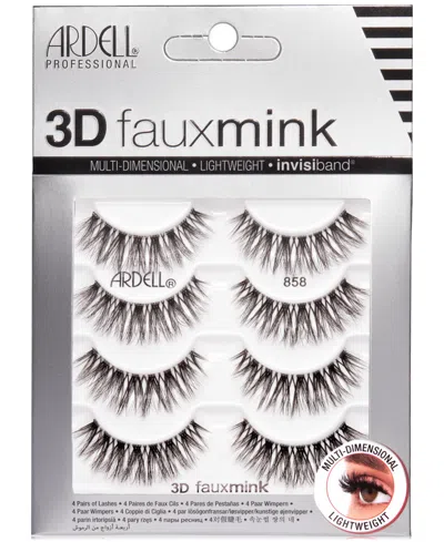 Ardell 3d Faux Mink Lashes #858, 4-pk. In No Color