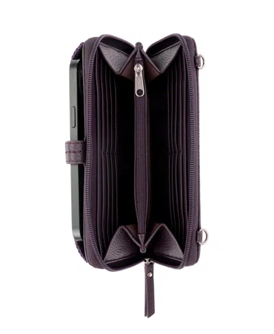 The Sak Iris Smartphone Crossbody In Aubergine Suede