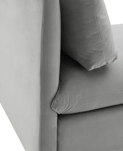 Abbyson Living Becca 28.5" Wood Upholstered Daybed In Gray