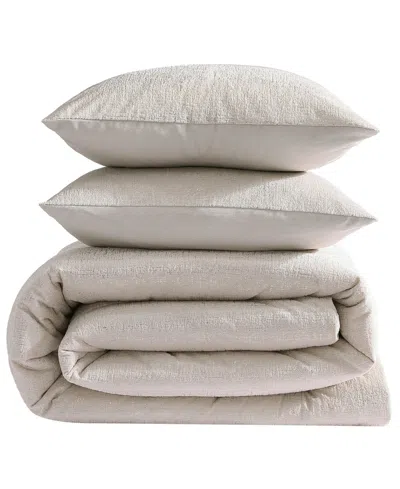 Kenneth Cole New York Banks Velvet Comforter Sets In Ivory
