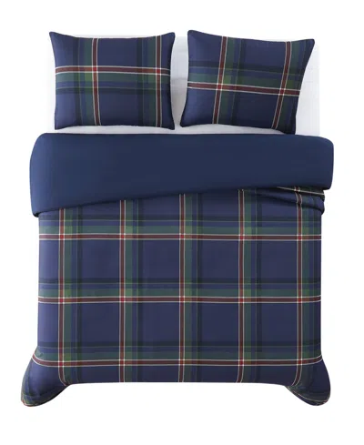 Truly Soft Bronson Plaid 2-pc. Comforter Set, Twin/twin Xl In Navy