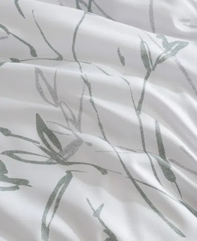 Kenneth Cole New York Ink Wash Vine 4-pc. Comforter Set, Full/queen In Washed Green