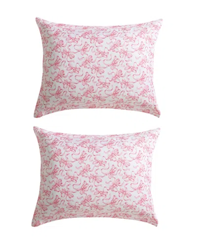 Betsey Johnson Wonderland Stripe Reversible 3-pc. Duvet Cover Set, Full/queen In Petal Pink