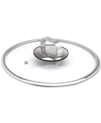 Livwell Diamondclad 10" Hybrid Nonstick Stainless Steel Frypan With Lid In Silver