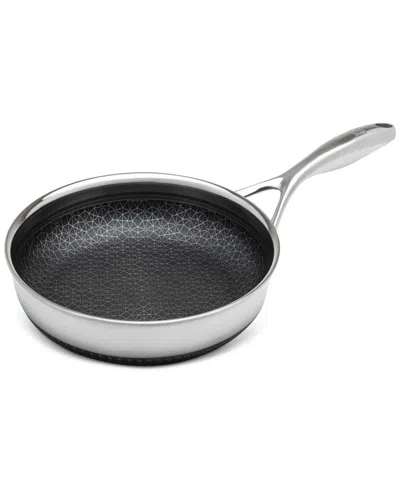 Livwell Diamondclad 10" Hybrid Nonstick Stainless Steel Frypan With Lid In Silver