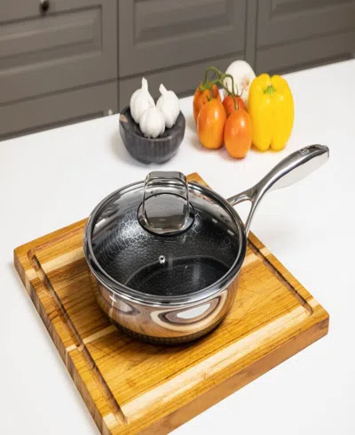 Livwell Diamondclad 10" Hybrid Nonstick Stainless Steel Frypan With Lid In Silver