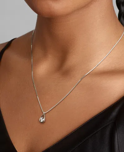 Pandora Infinite Lab-grown Diamond Pendant Necklace In White Gold