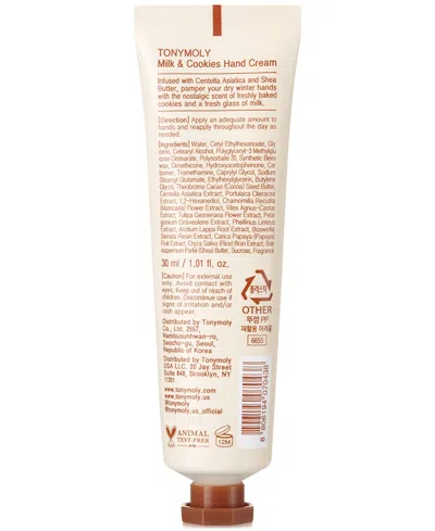 Tonymoly Milk & Cookies Hand Cream In No Color