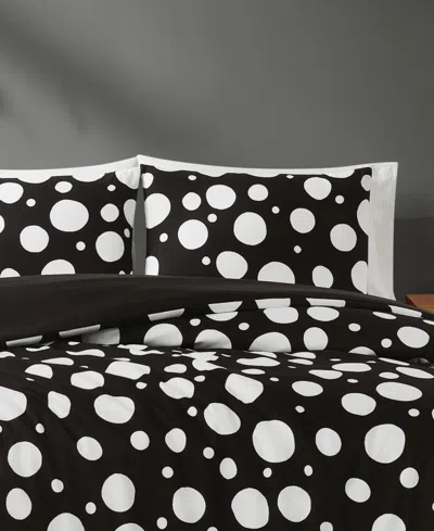 Truly Soft Sophia Dot 3-pc. Comforter Set, Full/queen In Black,white
