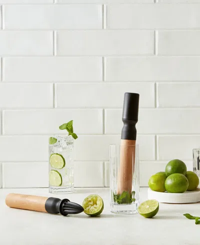 Rabbit 2-in-1 Muddler Citrus Reamer In Black