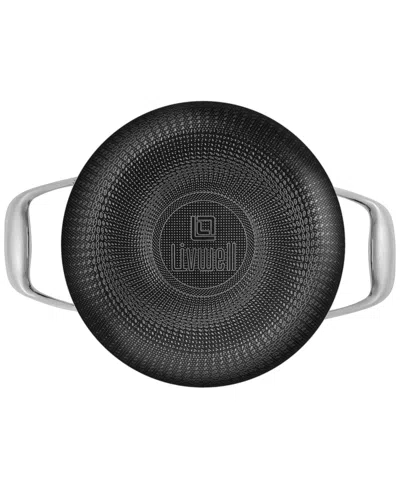 Livwell Diamondclad 3-qt. Hybrid Nonstick Stainless Steel Pot And Lid In Silver,black