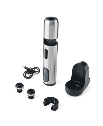 Rabbit Electric Corkscrew And Preserver, Stainless Steel In Silver