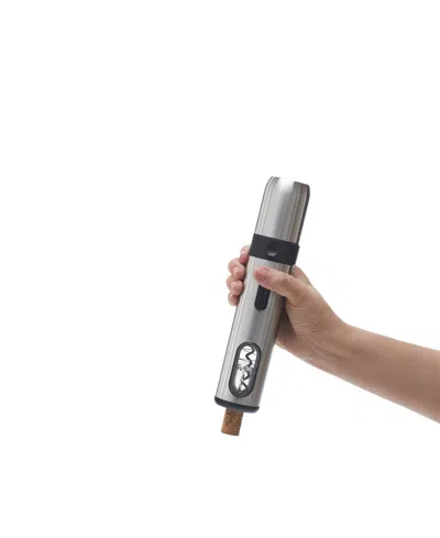 Rabbit Electric Corkscrew And Preserver, Stainless Steel In Silver