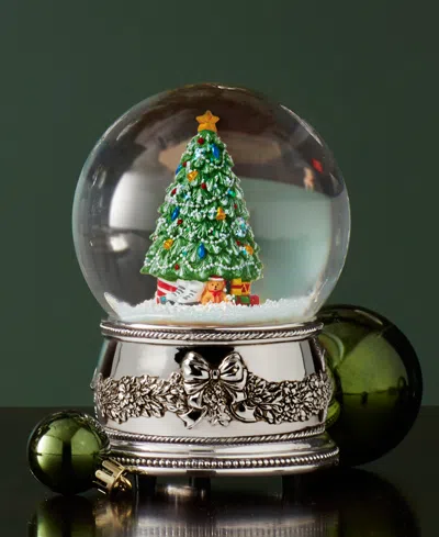 Reed & Barton Christmas Tree Snow Globe In Multi And No Color