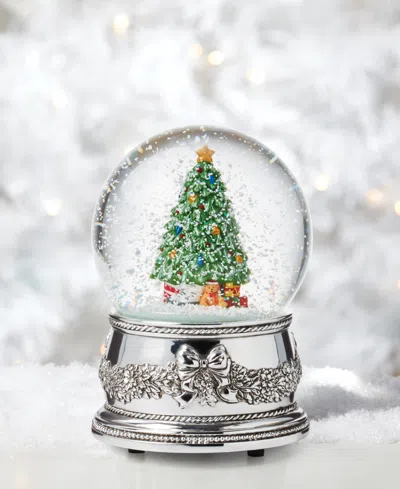 Reed & Barton Christmas Tree Snow Globe In Multi And No Color