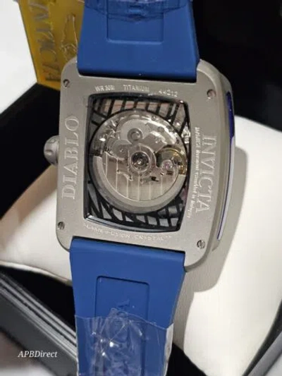 Pre-owned Invicta - Titanium - Diablo - S1 Rally - Automatic - Nh70 - Mens Watch