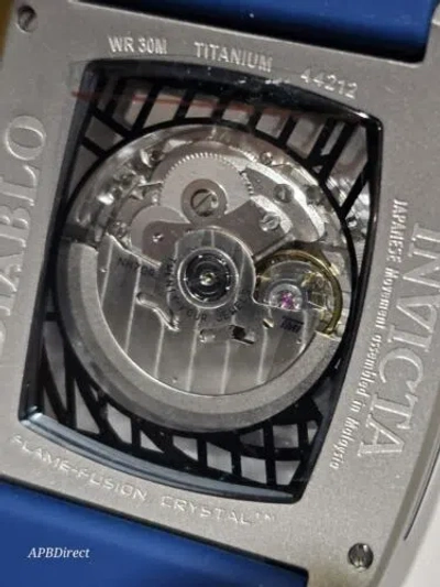 Pre-owned Invicta - Titanium - Diablo - S1 Rally - Automatic - Nh70 - Mens Watch