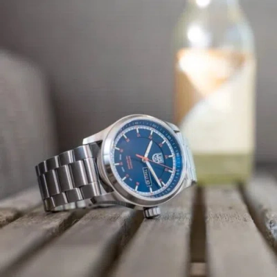 Pre-owned Luminox Xl.1904 Atacama Field Blue Dial 44mm Steel Day/date Automatic Mens Watch