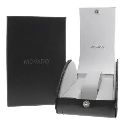 Pre-owned Movado Museum Classic Mens Stainless Steel Swiss Quartz Watch 0607269