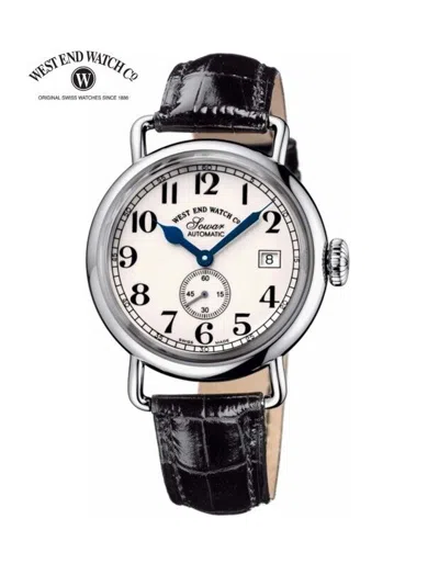 Pre-owned West End Watch Co. West End Sowar 1916 6832.10.3244bl.no Black Dial Automatic Men Watch