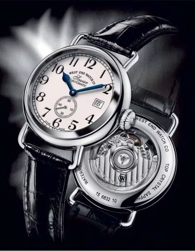 Pre-owned West End Watch Co. West End Sowar 1916 6832.10.3244bl.no Black Dial Automatic Men Watch
