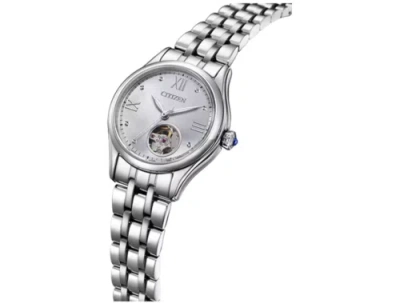 Pre-owned Citizen Pr1040-88a  Collection Mechanical Open Heart Japan Import