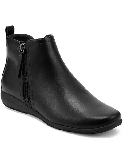 Easy Spirit Aerial Womens Leather Low Heel Ankle Boots In Multi