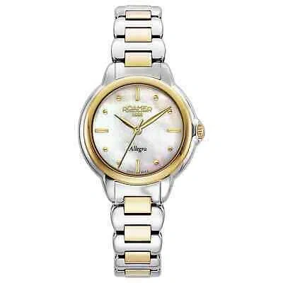 Pre-owned Roamer 977847 47 20 20 Women's Allegra Classic Two Tone Wristwatch In Silver/gold