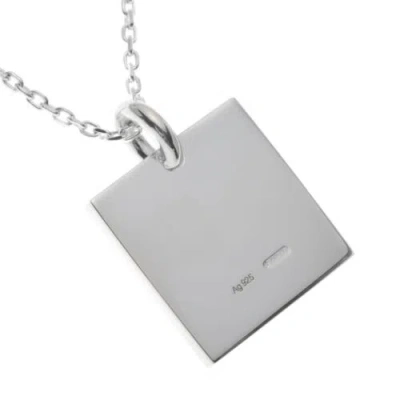 Pre-owned Gucci Unisex Necklace 925 Sterling Silver 223869-j8400 8106 Newarticle