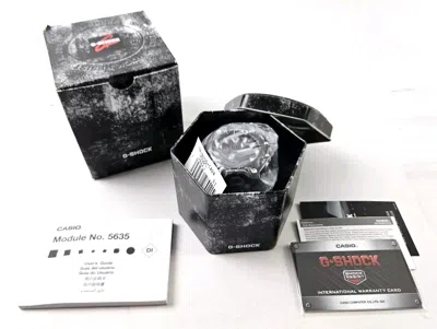 Pre-owned Casio G-shock Gravitymaster Carbon Core Bluetooth Watch Gr-b200-1a (black)