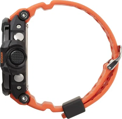 Pre-owned Casio G-shock Ga-1000-4adr Orange Resin Gravity Master Men's Watch