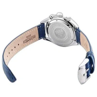 Pre-owned Roamer 978818 41 45 20 Men's Gran Sportivo Classic Wristwatch In Silver/blue
