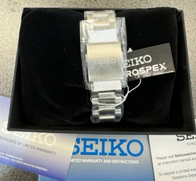 Pre-owned Seiko Prospex Speedtimer Solar Steel Bracelet Silver Dial Watch - Ssc911