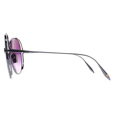 Pre-owned Dita Sunglasses Arohz Dts156-a-02 Lilac Chrome Dark To Light Lavender Gradient In Silver